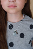 HALLOWEEN GHOST & BAT NECKLACE