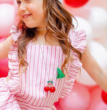 RHINESTONE CHERRIES NECKLACE