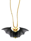 HALLOWEEN BAT WITH RED RHINESTONES