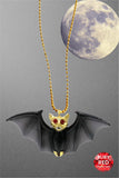 HALLOWEEN BAT WITH RED RHINESTONES