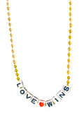 LOVE WINS NECKLACE $2 donated to HUMAN RIGHTS CAMPAIGN