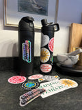 FEMALE CHAMPION 3 PACK STICKERS
