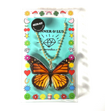 MONARCH BUTTERFLY NECKLACE