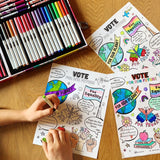 FREE PRINTABLE VOTE FOR OUR FUTURE COLORING SHEET