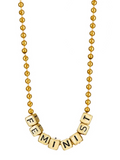 FEMINIST NECKLACE