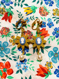 CAMEO PEARL LOVE CLIP ON EARRINGS