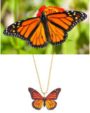 MONARCH BUTTERFLY NECKLACE