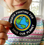 WORTH FIGHTING FOR. SAVE THE PLANET 3 PACK STICKERS