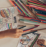 FREE PRINTABLE VOTE FOR OUR FUTURE COLORING SHEET
