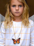 MONARCH BUTTERFLY NECKLACE