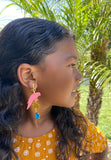 BIRDS OF A FEATHER CLIP ON EARRINGS