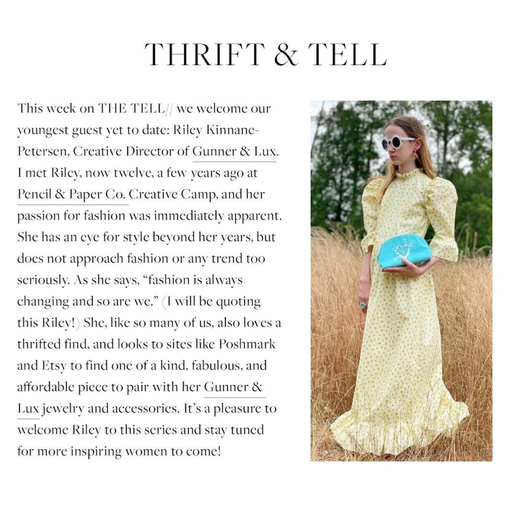 NEW INTERVIEW FROM THRIFT & TELL