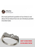 DIET SODA RING + FREE STICKER