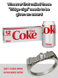 DIET SODA RING + FREE STICKER