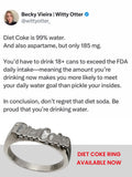 DIET SODA RING + FREE STICKER