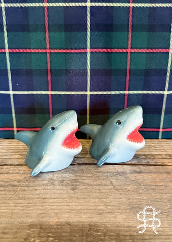 SHARK SALT & PEPPER SHAKERS