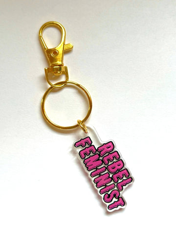 REBEL FEMINIST KEY / BAG CHAIN