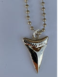 SILVER SHARK TOOTH NECKLACE