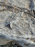 SILVER SHARK TOOTH NECKLACE