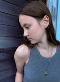SILVER SHARK TOOTH NECKLACE