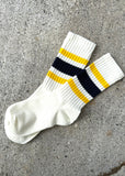 RETRO STRIPE WHITE SOCKS