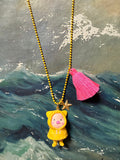 PUDDLE  PIGGY NECKLACE
