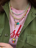 BEADED FISH NECKLACE