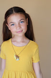 GLOW-IN-THE-DARK SLEEPY SLOTH NECKLACE