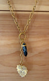 LIMITED EDITION LOVE & CRYSTAL CHARM NECKLACE