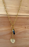LIMITED EDITION LOVE & CRYSTAL CHARM NECKLACE