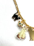 CAT LOVER CHARM NECKLACE