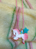 RAINBOW UNICORN CHARM NECKLACE