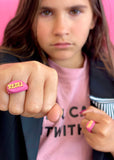 2 PACK REBEL RINGS COLLABORATION WITH REBEL GIRLS