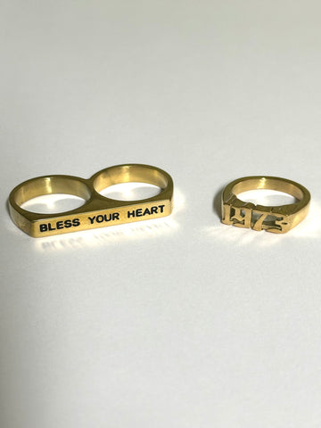 2 PACK = BLESS YOUR HEART + 1973 RINGS