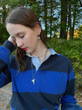 SILVER SHARK TOOTH NECKLACE