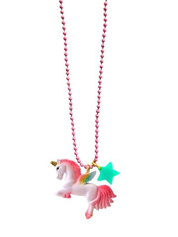 RAINBOW UNICORN CHARM NECKLACE