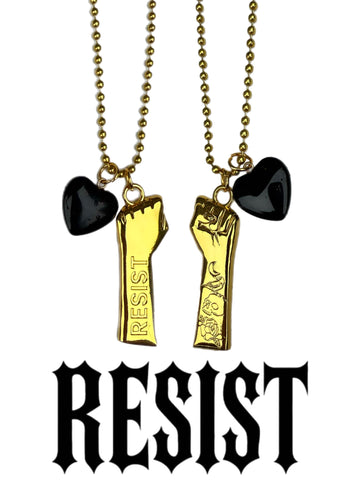 RESIST CHARM NECKLACE $2 donated to PLANNED PARENTHOOD