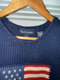 Ralph Laren Vintage Navy Flag Sweater