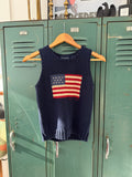 Ralph Laren Vintage Navy Flag Sweater