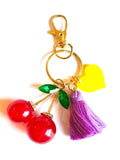 CHERRY BAG / KEY CHARM