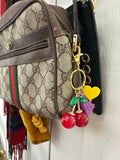 CHERRY BAG / KEY CHARM