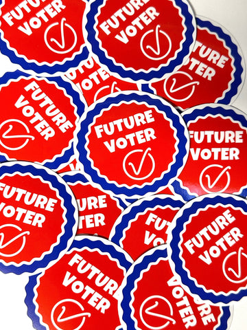 FUTURE VOTER 3 PACK STICKERS
