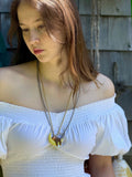 GLOW-IN-THE-DARK SLEEPY SLOTH NECKLACE