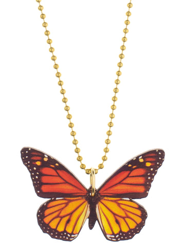 MONARCH BUTTERFLY NECKLACE