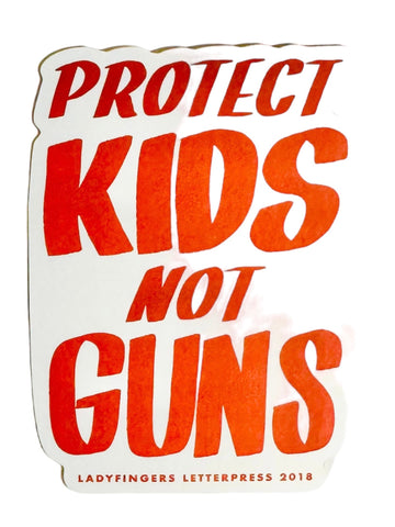 PROTECT KIDS NOT GUNS 3 PACK STICKERS