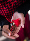 HOLIDAY RACCOON NECKLACE