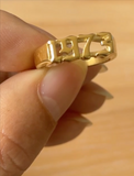 "1973" RING $3.00 donated to PLANNED PARENTHOOD