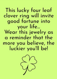 GOOD LUCK RING & NECKLACE