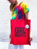 GIRL RIGHTS TOTE BAG COLLABORATION WITH GIRL WONDERFUL $2.00 donated to ACLU