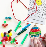 DIY HOLIDAY ORNAMENT NECKLACE KIT